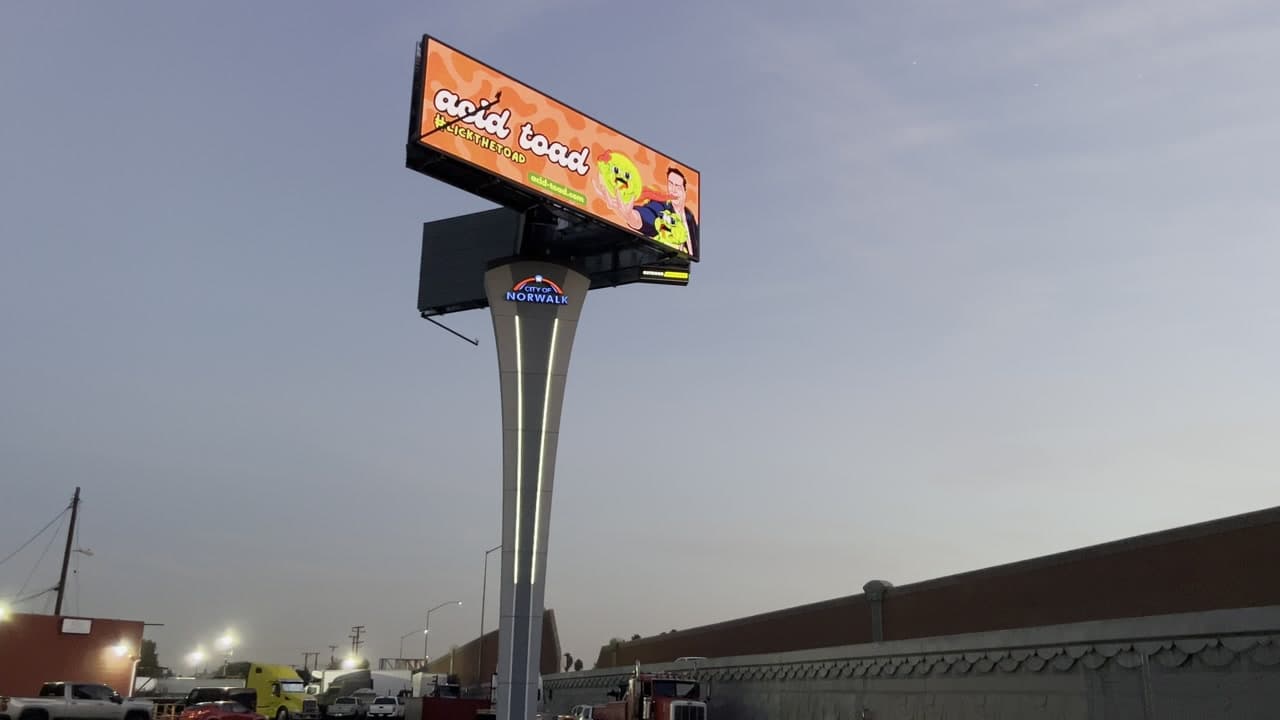 Crypto billboard advertising in Norwalk, Los Angeles